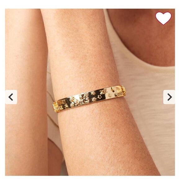 Baublebar  gold empress oltarot collectible cuff bracelet - Picture 1 of 11